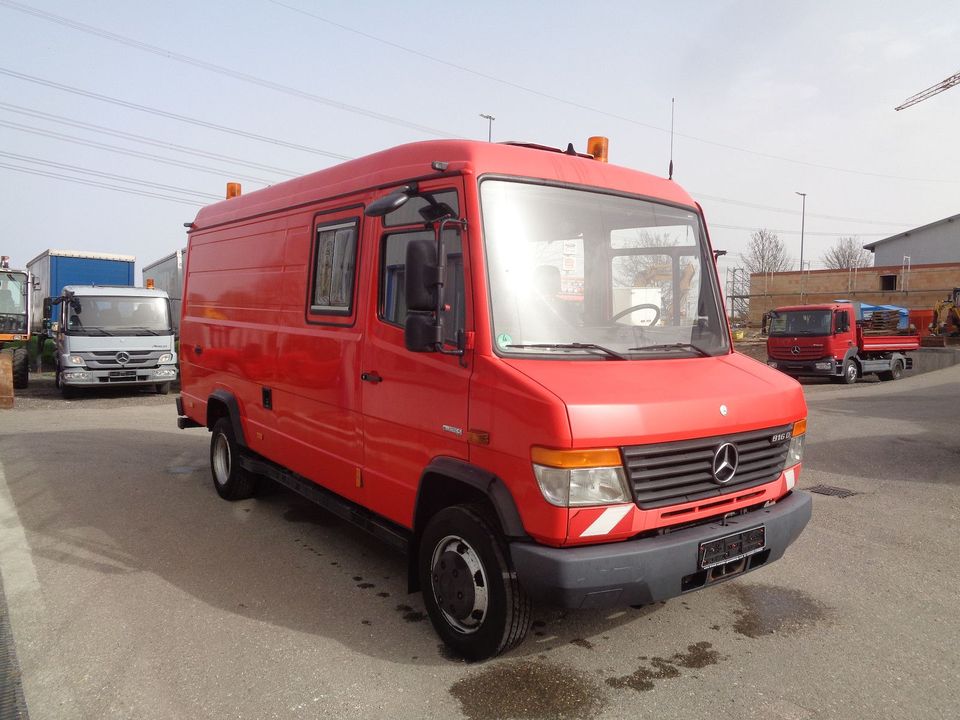 Mercedes-Benz Vario 816 9-Sitzer Werkstatt Standheizung AHK in Günzburg