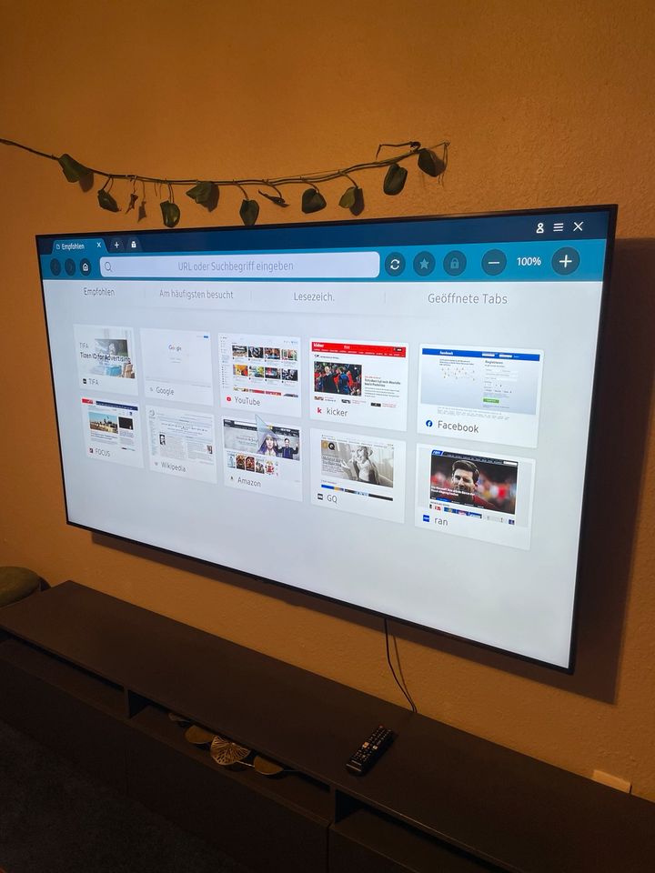 Samsung Fernseher 4K Ultra HD, Smart (75 Zoll, OVP, Zubehör) in Hamburg