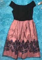 Kleid | 1950er | Rose/Schwarz | Blumendruck | Größe S | Neu Bayern - Triftern Vorschau