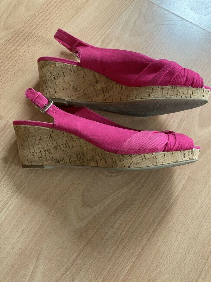 Leinen Sommerschuhe pink Gr.39 wie Neu! in Hamburg