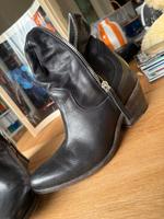 Cinzia Araia Cowboy-Stiefeletten – Schwarzes Leder 38 Saarland - Bous Vorschau