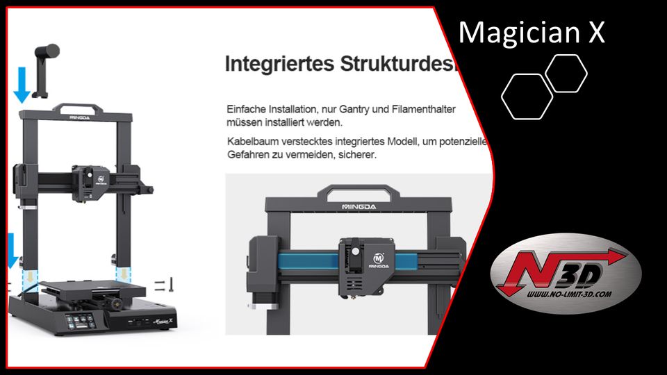 3d-Drucker Mingda Magician X in Hüffenhardt