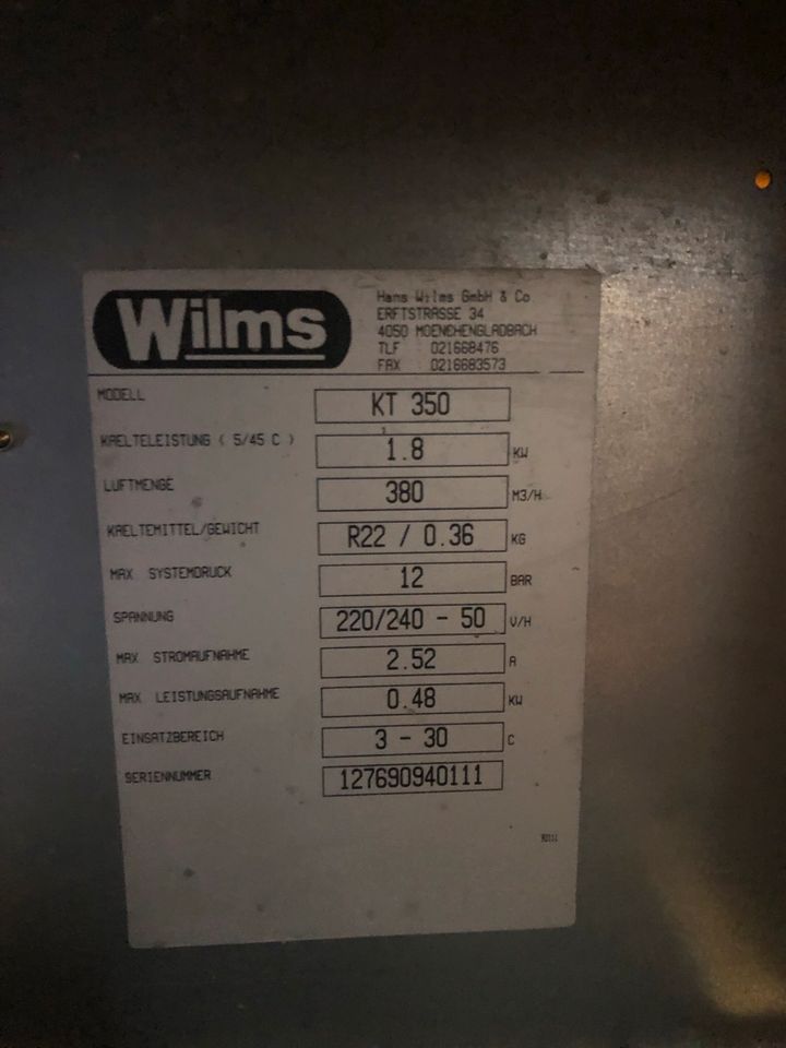 Wilms Bautrockner KT 350 in Nürtingen