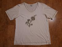 T-Shirt Damen Cecilia Classics Blume Gr S 36/38 Weiß Freizeit Brandenburg - Blankenfelde-Mahlow Vorschau