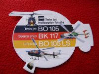 BO105 BK117 BO105LS MBB Sticker Aufkleber Decal Autocollant Niedersachsen - Hanstedt Vorschau