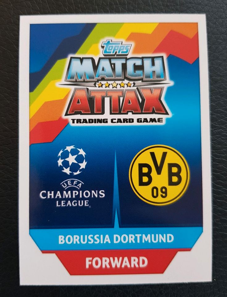 Borussia Dortmund BVB Karte Reus Dembele Kagawa Champions League in Lauda-Königshofen