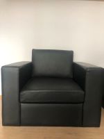 Sessel schwarz Kunstleder Sofa Couch Bayern - Schöllkrippen Vorschau