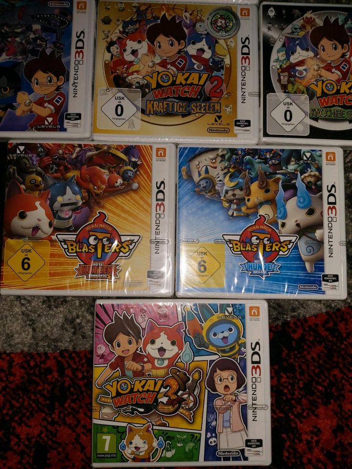 Nintendo 3ds Yokai Watch Alle Teile Sealed, Neu in Heinsberg