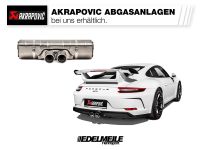 Akrapovic Slip-On ESD Porsche 911 991 991.2 GT3 Touring RS Turbo Hessen - Gießen Vorschau