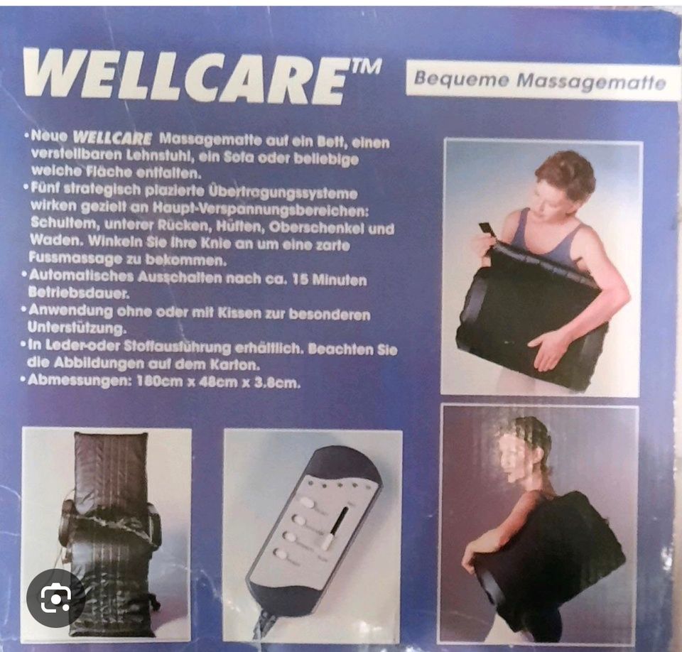 MASSAGEMATTE WELLCARE WE-566 MASSAGE NEUw in Villingen-Schwenningen