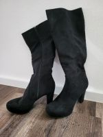 Hohe Stiefel in schwarz 38 Hessen - Linden Vorschau