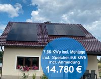 Photovoltaik PV Anlage 7,56 kWp + 9,6 kWh Speicher incl. Montage Sachsen - Bautzen Vorschau