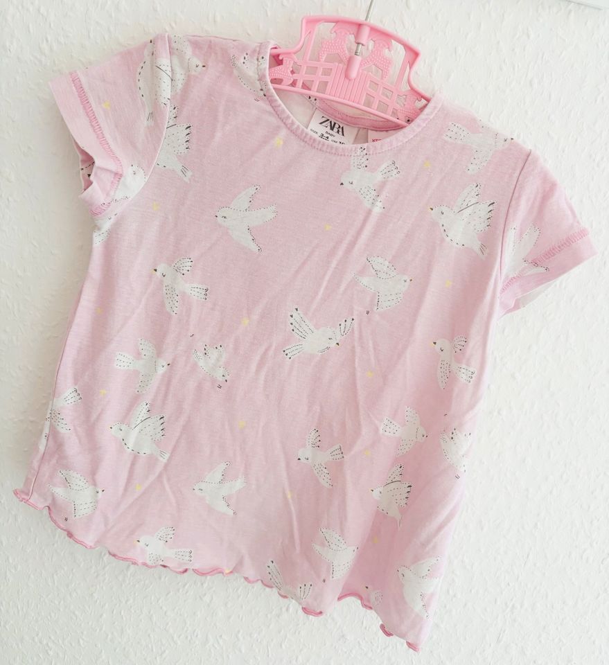 ☀️ Zara Shirt kurzarm rosa Gr. 98/104 ☀️ in Essen