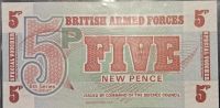 5 New Pence British Armed Forces Sachsen - Glauchau Vorschau