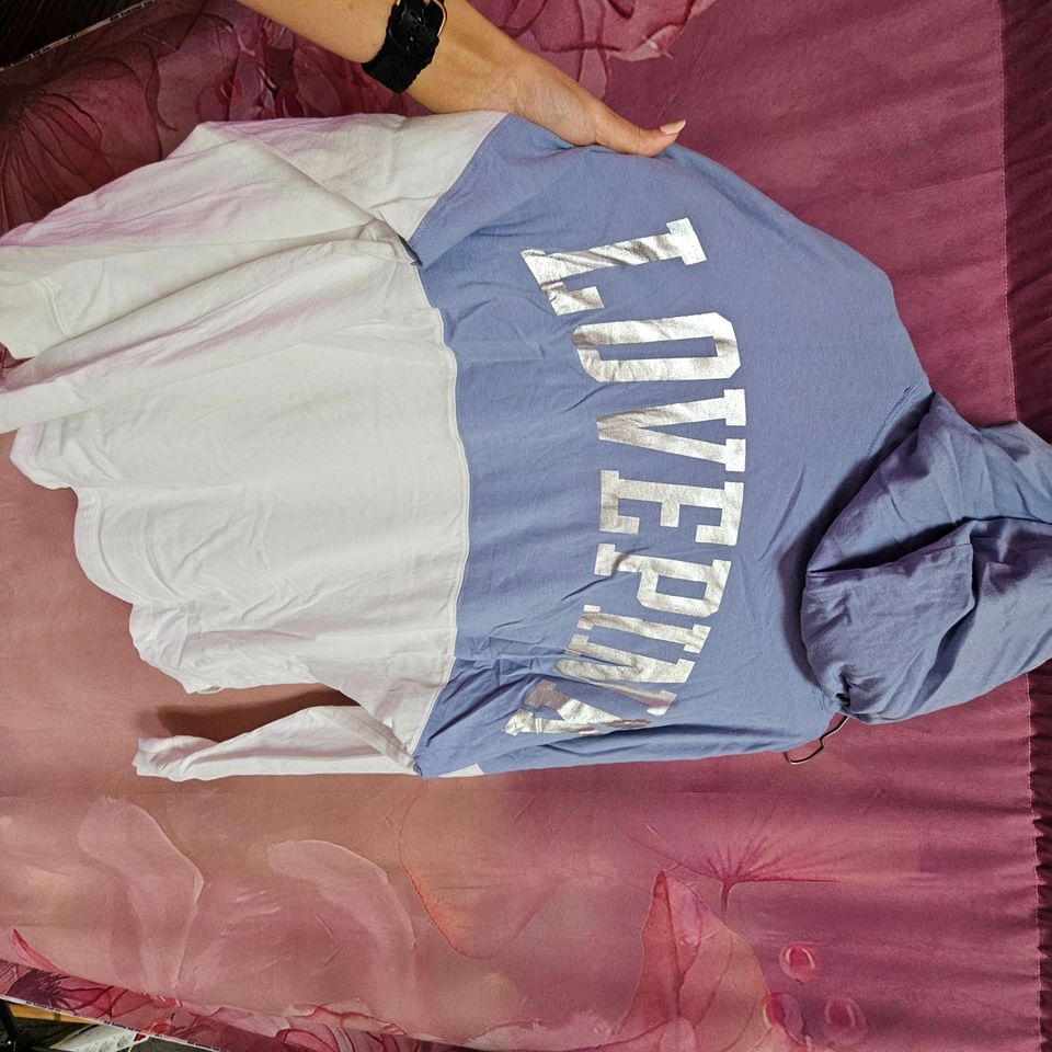 Victoria Secret PINK M Pullover Sommer Oversize Metallic Logo in Alsheim