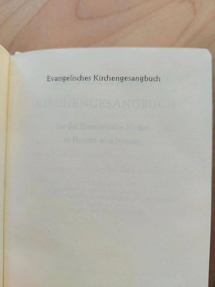 GESANGBUCH im Schutzschuber in Homberg