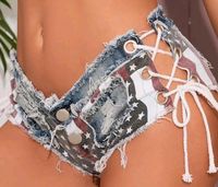 Damen Jeans Hotpants Amerika kurz dünn Neu zum schnüren Hessen - Birkenau Vorschau