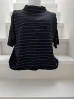 OPUS Pullover Oversize Shirt schwarz weiß Pulli 42 Mod. Panny Baden-Württemberg - Leonberg Vorschau