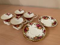 Kaffee Tassen Unterteller Royal Albert Old Country Roses Niedersachsen - Wienhausen Vorschau