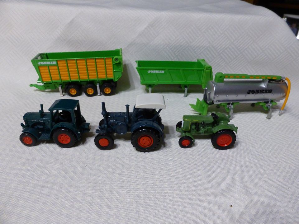 SIKU Trecker Hanomag Lanz Buldog Fendt Joskin Set (118) in Bohmte