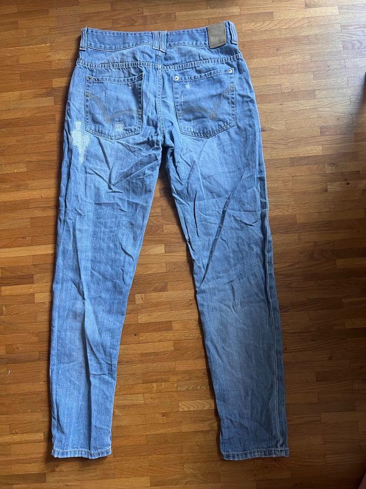 Drykorn Boyfriend Damenjeans im Used-Look, Größe 27/34 in Hamburg