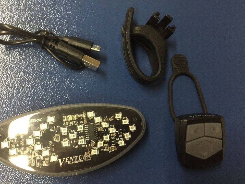 Fahrradblinker Richtungsanzeiger LED auch für Fahrradanhänger USB