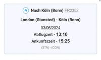 Bvb- Real Flug 2x London- Köln Flug  3.6 Wembley Finale Nordrhein-Westfalen - Recklinghausen Vorschau