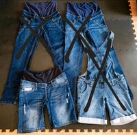 Umstandshose Schwangerschaftsjeans Jeansshorts kurz Gr. S 36 Nordrhein-Westfalen - Velbert Vorschau