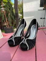 Schwarze High heels Glitzer Gr 39 Bayern - Aschaffenburg Vorschau