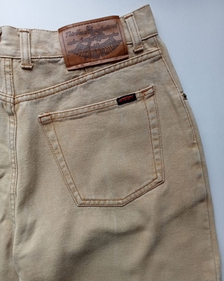 AUTHENTIC WESTERN 5-Pocket Jeans Hose 44 beige Jeanshose in Obernkirchen