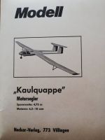 Motorsegler Kaulquappe Modellflugzeug gesucht! Niedersachsen - Lünne Vorschau