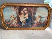 Madonna mit Kind und Engel Bild hinter Glas, Jungfrau Maria Düsseldorf - Angermund Vorschau