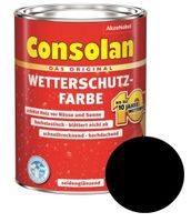 Consolan Wetterschutzfarbe 0,75 L, schwarz Bayern - Diedorf Vorschau