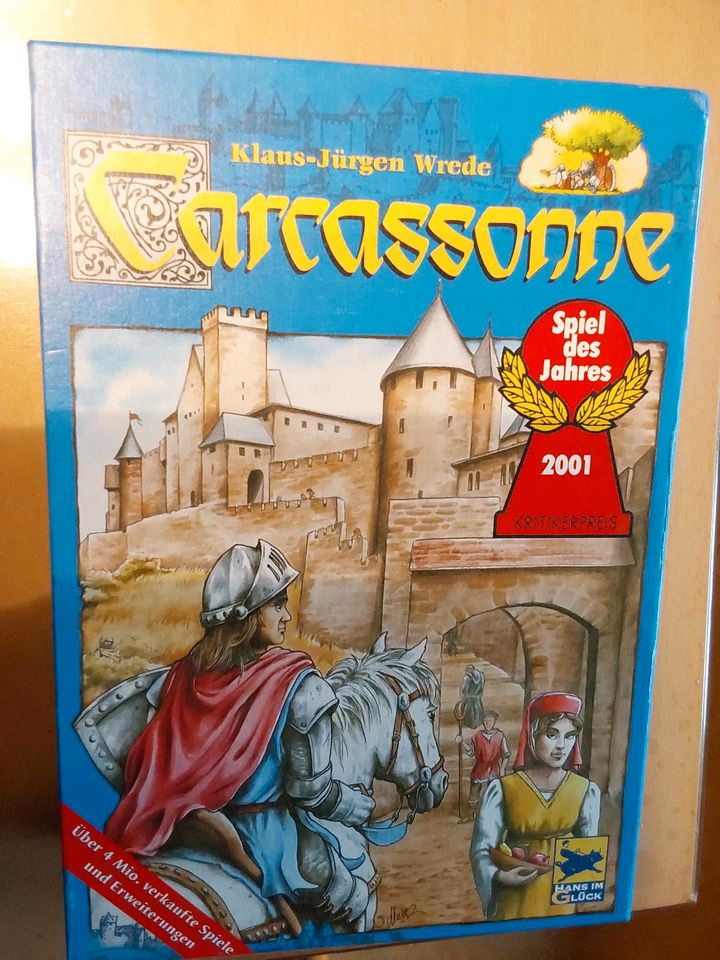 Carcassonne.  Alte Ausgabe.  Grundspiel in Neustadt a. d. Waldnaab