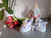 Babysneaker/-Schuhe selbstgestrickt Größe 17-18 Nordrhein-Westfalen - Hamm Vorschau