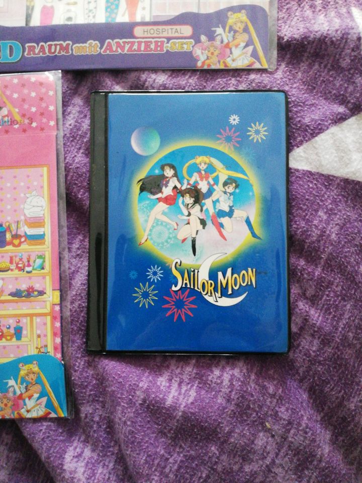 Manga 90er Sailor Moon 3D Sticker silver Pins Armband Fotoalbum in Gemünden a. Main