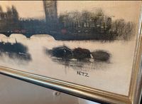 Fritz Ketz Westminsterbridge London Gemälde Öl auf Leinwand Bild Nordrhein-Westfalen - Hemer Vorschau