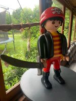 Playmobil Pirat XXL 62 cm Deko Kinderzimmer Nordrhein-Westfalen - Hünxe Vorschau