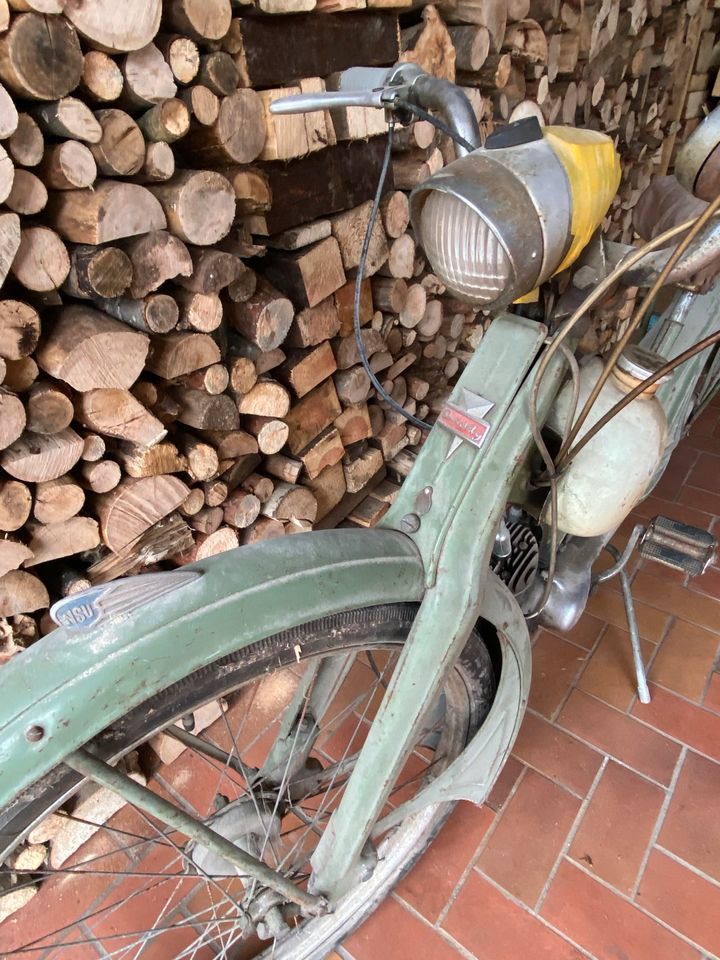 NSU Quickly Motorrad Moped Mofa Baujahr 1956 mit Papieren in Höchstadt