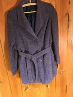 Damen Winter Wolle Jacke Mantel lila grau bunt mit Bändel Bayern - Hausen Oberfr. Vorschau