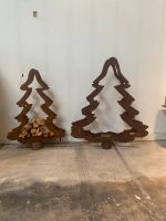 2x Holzstapelhilfe Weihnachtsbaum Tannenbaum in Rostoptik Rheinland-Pfalz - Budenheim Vorschau