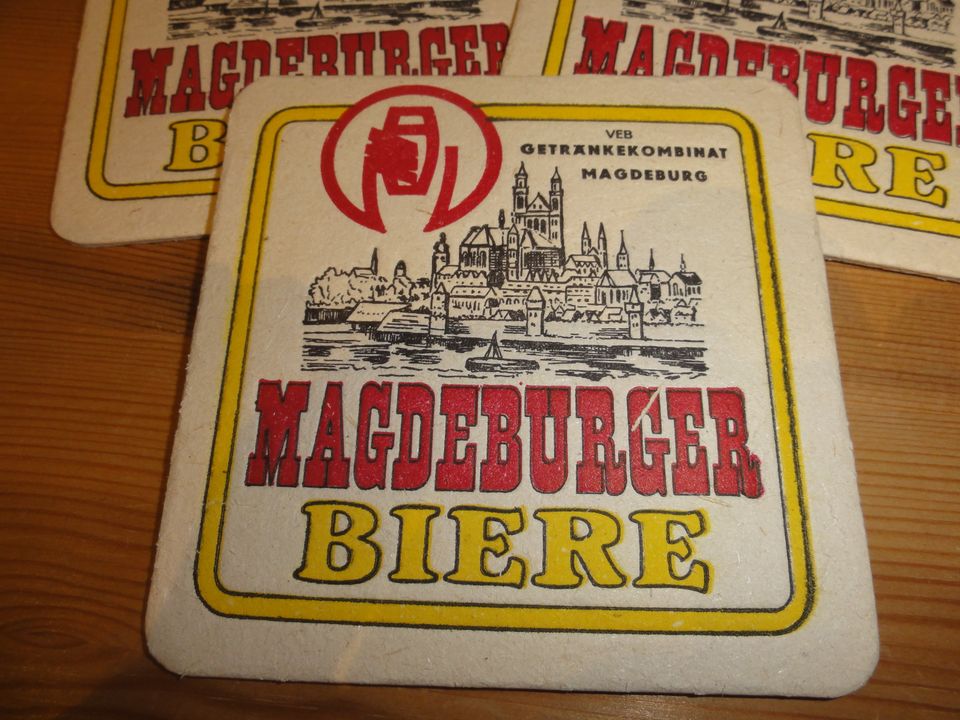 Bierdeckel DDR Magdeburger Biere(1) --- NEU in Burgstall (bei Tangerhütte)