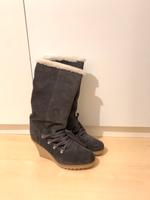 Stiefel Keilabsatz Esprit braun neuwertig 39 Bayern - Fürstenfeldbruck Vorschau