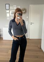 Abercrombie & Fitch Shirt Oberteil dunkelblau weiß gestreift Nürnberg (Mittelfr) - Aussenstadt-Sued Vorschau