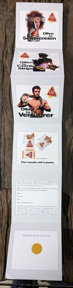 Als Querdenker noch werbetauglich waren, HB Zigaretten 1993 in Wilkau-Haßlau