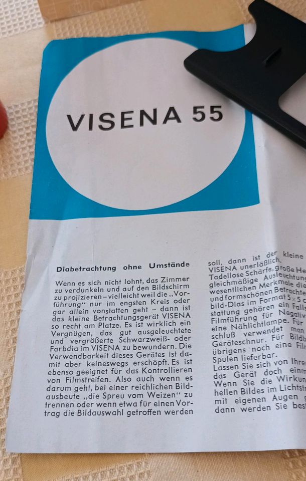 Diaprojektor "Visena 55" d. VEB Pentagon  Werke Dresden in Braunschweig