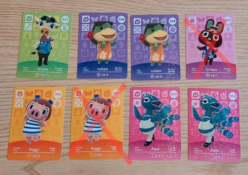 Amiibo Karten Animal Crossing Serie 4 in Kriebstein