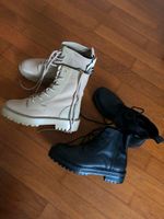 Zara Schnürboots creme beige schwarz gr. 39 und.a Leder NEU Nordrhein-Westfalen - Menden Vorschau