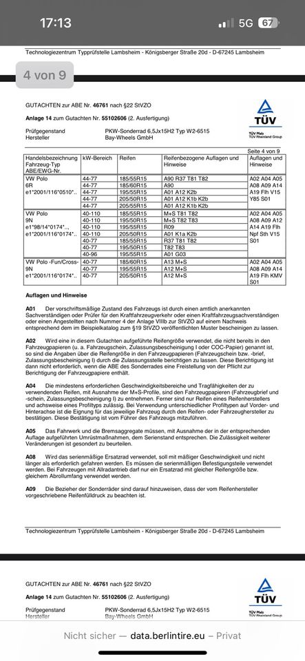 Alufelgen (von MAM) 195/65 R15 Sommerreifen mit TOP Profil! in Korntal-Münchingen