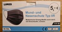 Mundschutz 50 Masken SCHWARZ  Typ IIR Schutz Bus Bahn Einkauf Berlin - Steglitz Vorschau